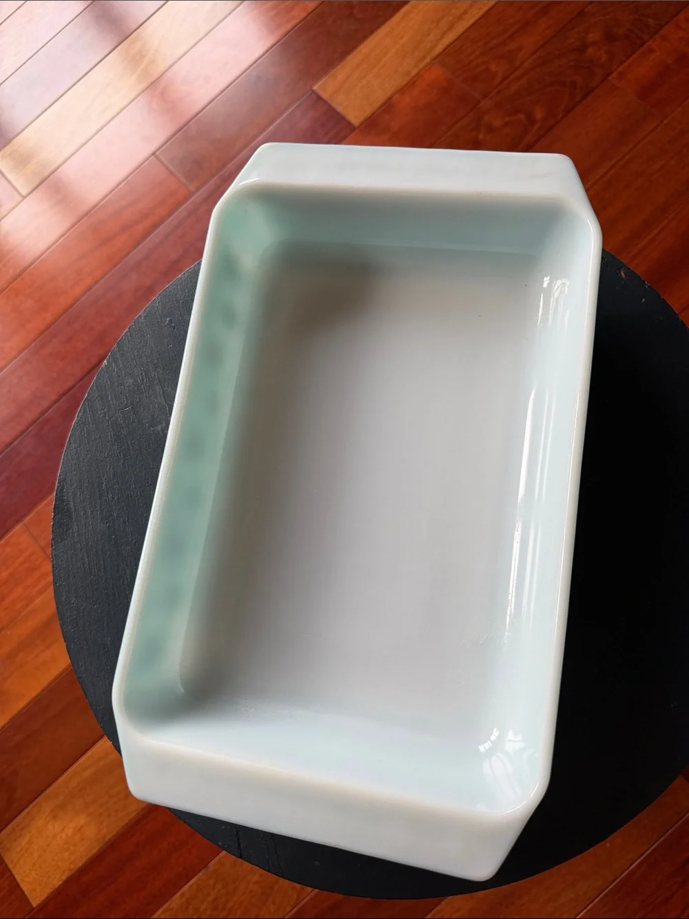 PYREX 548-B Turquoise Snowflake Space Saver Dish 1¼ Qt – Made in USA